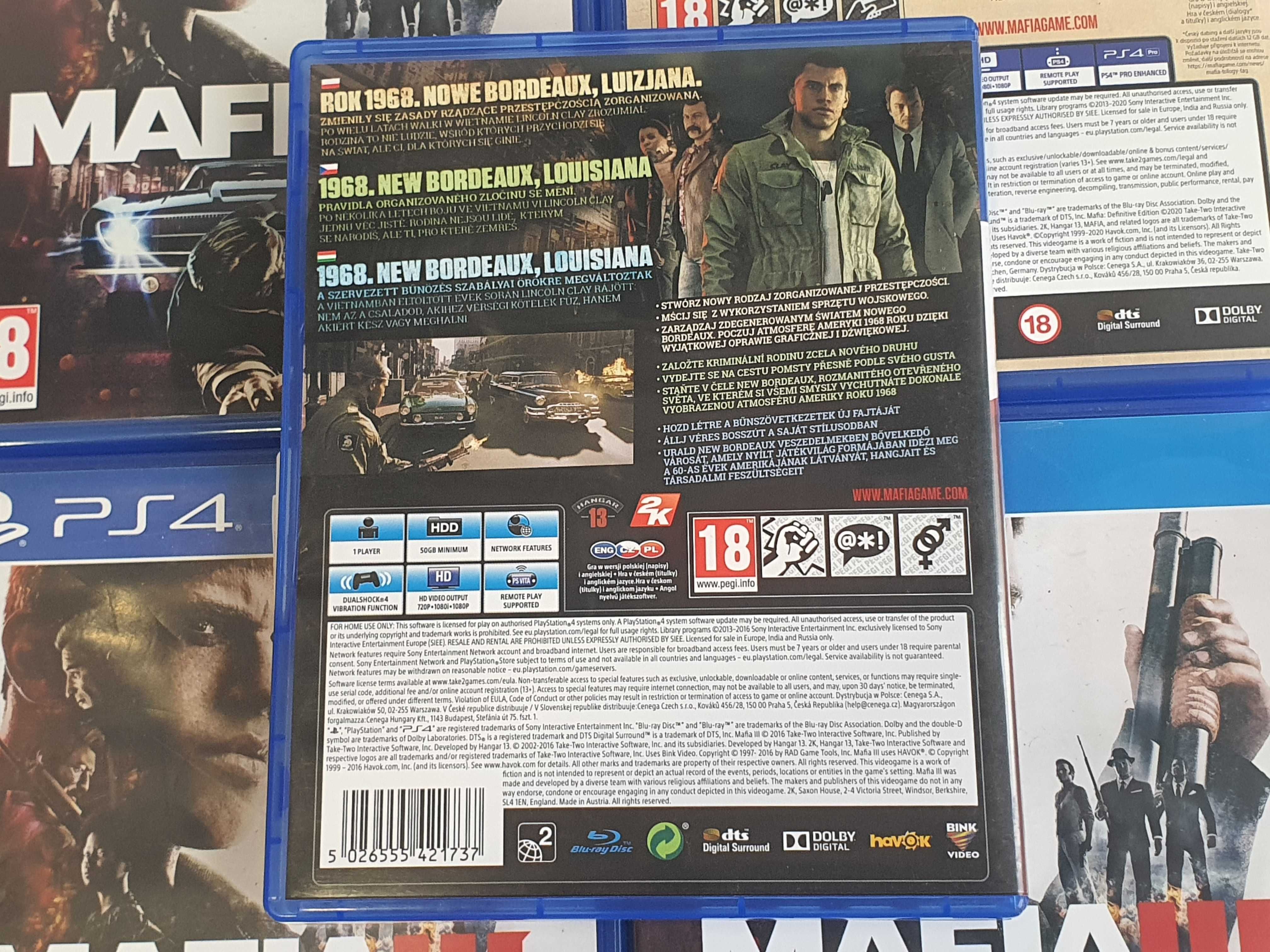 Mafia III PS4 PS5 Sklep Zamiana