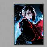 plakat anime manga japoński styl, plakat postać anime styl manga
