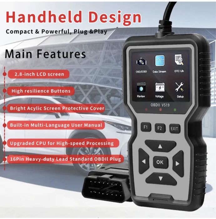 автомобильный диагностический сканер OBDII/EOBD