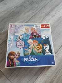 Puzzle frozen 1+1 100 elementów