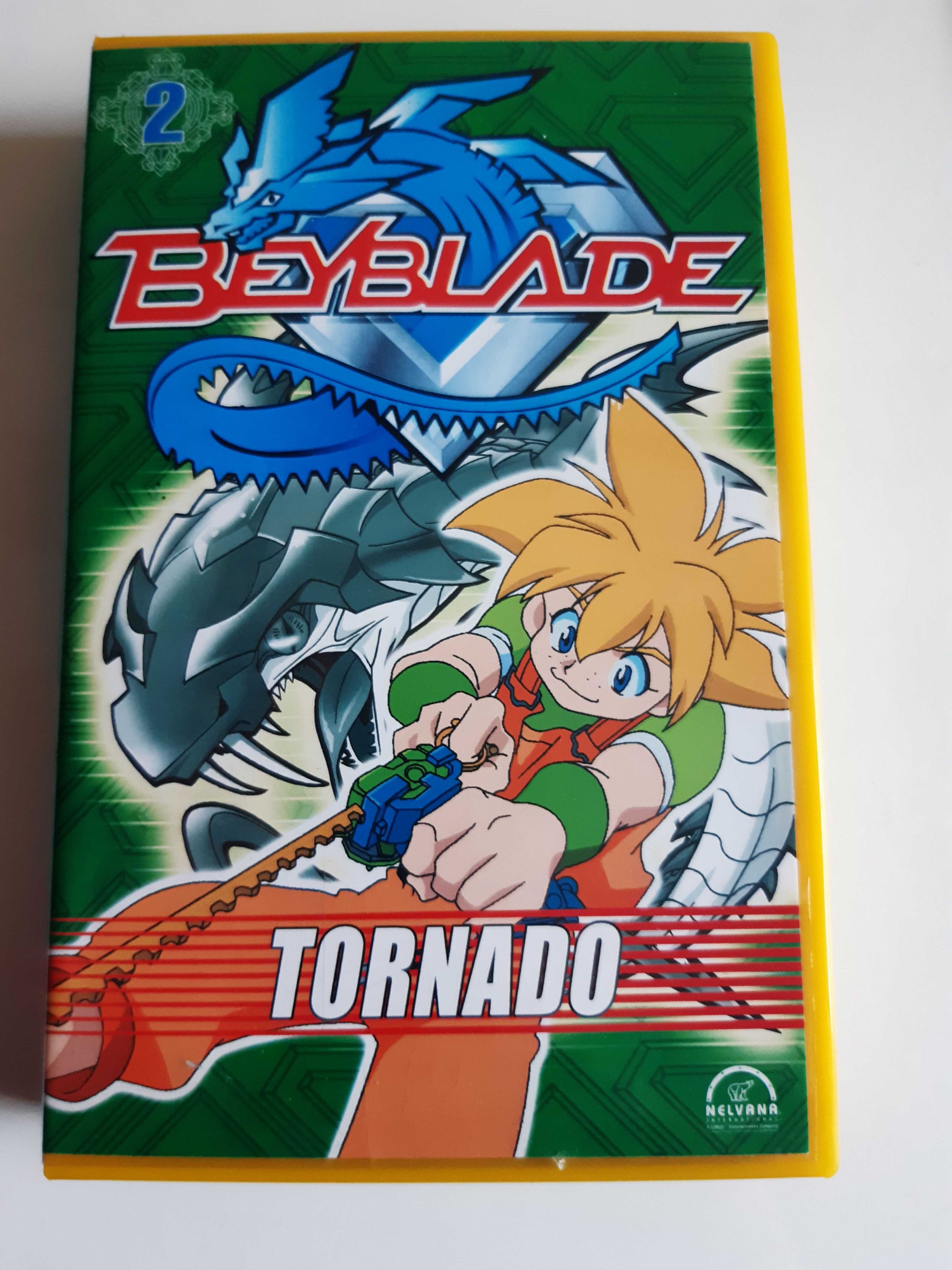 Beyblade - Tornado, kaseta wideo VHS sprawdzona ok.