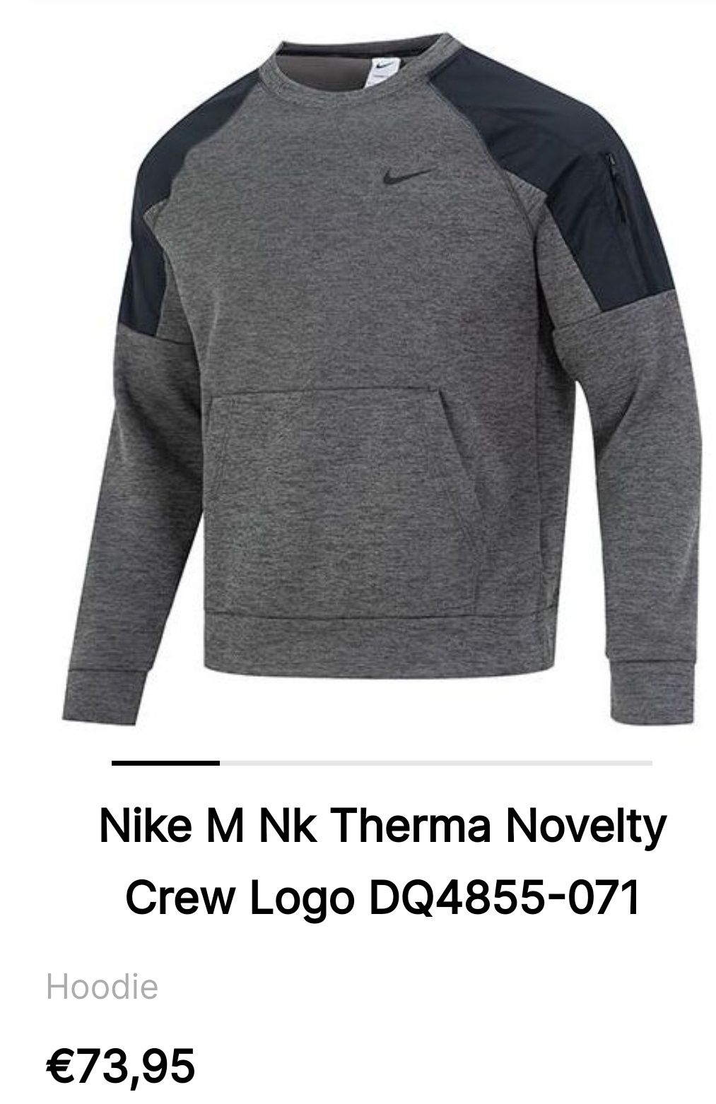 Nike Bluza Męska Therma  100% Orginał Fit