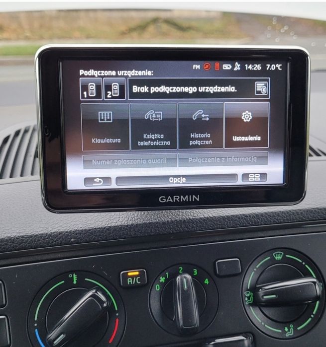 Nawigacja Garmin skoda seat Volkswagen oryginał z podstawą Polski