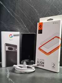 Telefon Google Pixel 7- BDB Stan, na Gwarancji, z etui i szkłem spigen