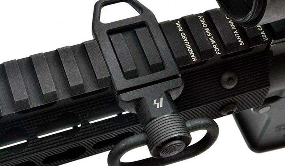 Низькопрофільна антабка з двома варіантами кріплення ременя SI