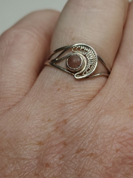 Pierścionek Imago Artis. Srebro PRL