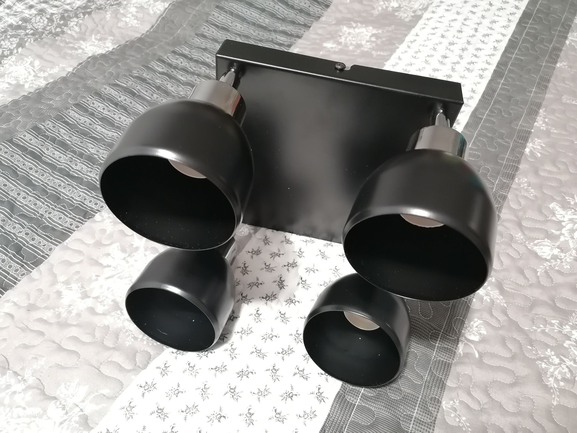 Lemir Feniks 02594 P4 CZA lampa sufitowa czarna NOWA