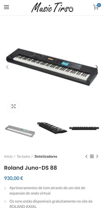 Roland Juno DS 88 !!! Oportunidade