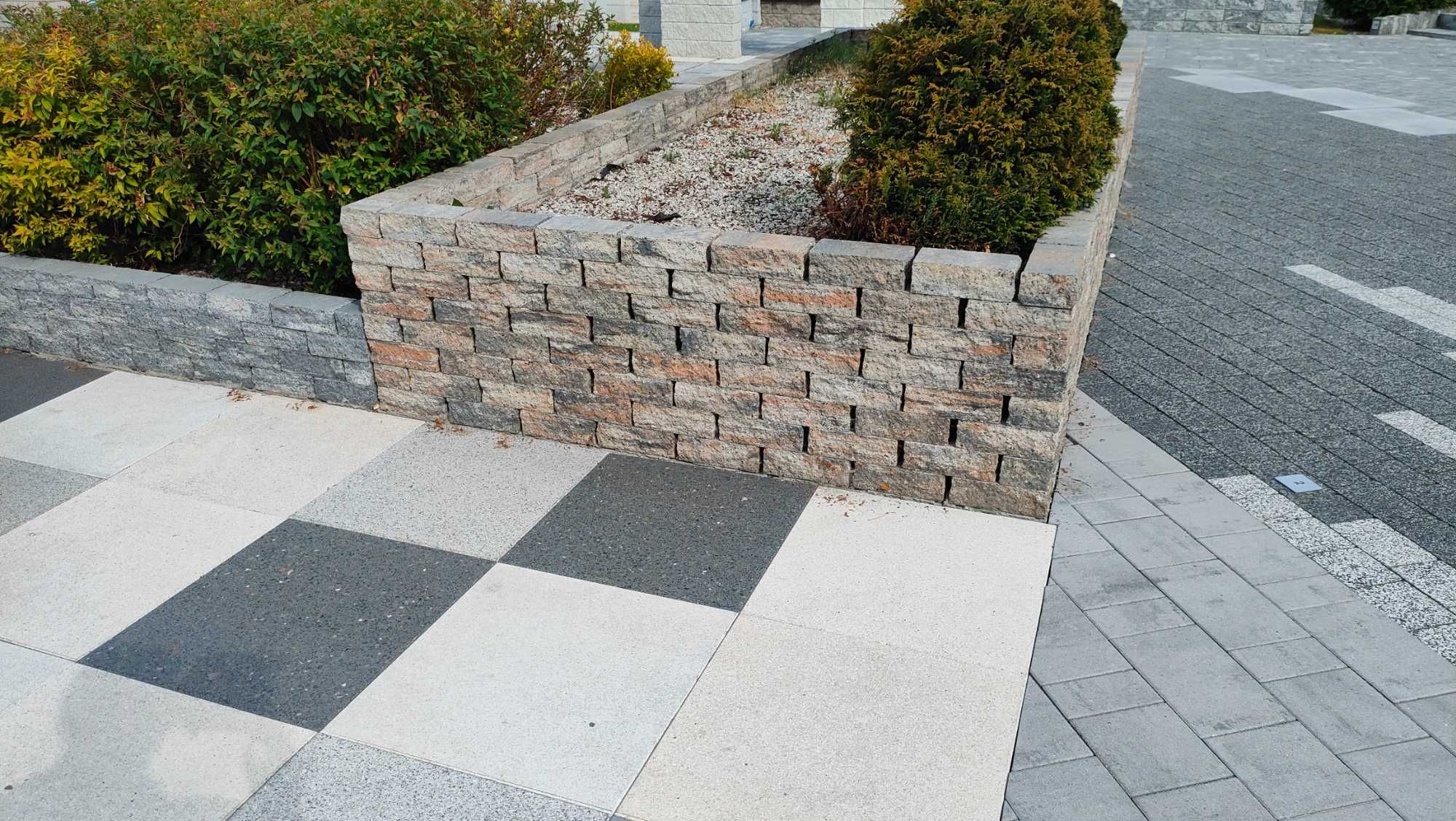 Altany wiaty garaże ciegła bloczek cegły łupane antyczne betonowe blok
