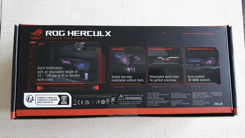 Uchwyt (podpórka) do karty graficznej ASUS ROG Herculx - GWARANCJA