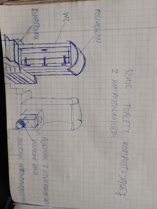 Toaleta kompostująca z kompostownikiem