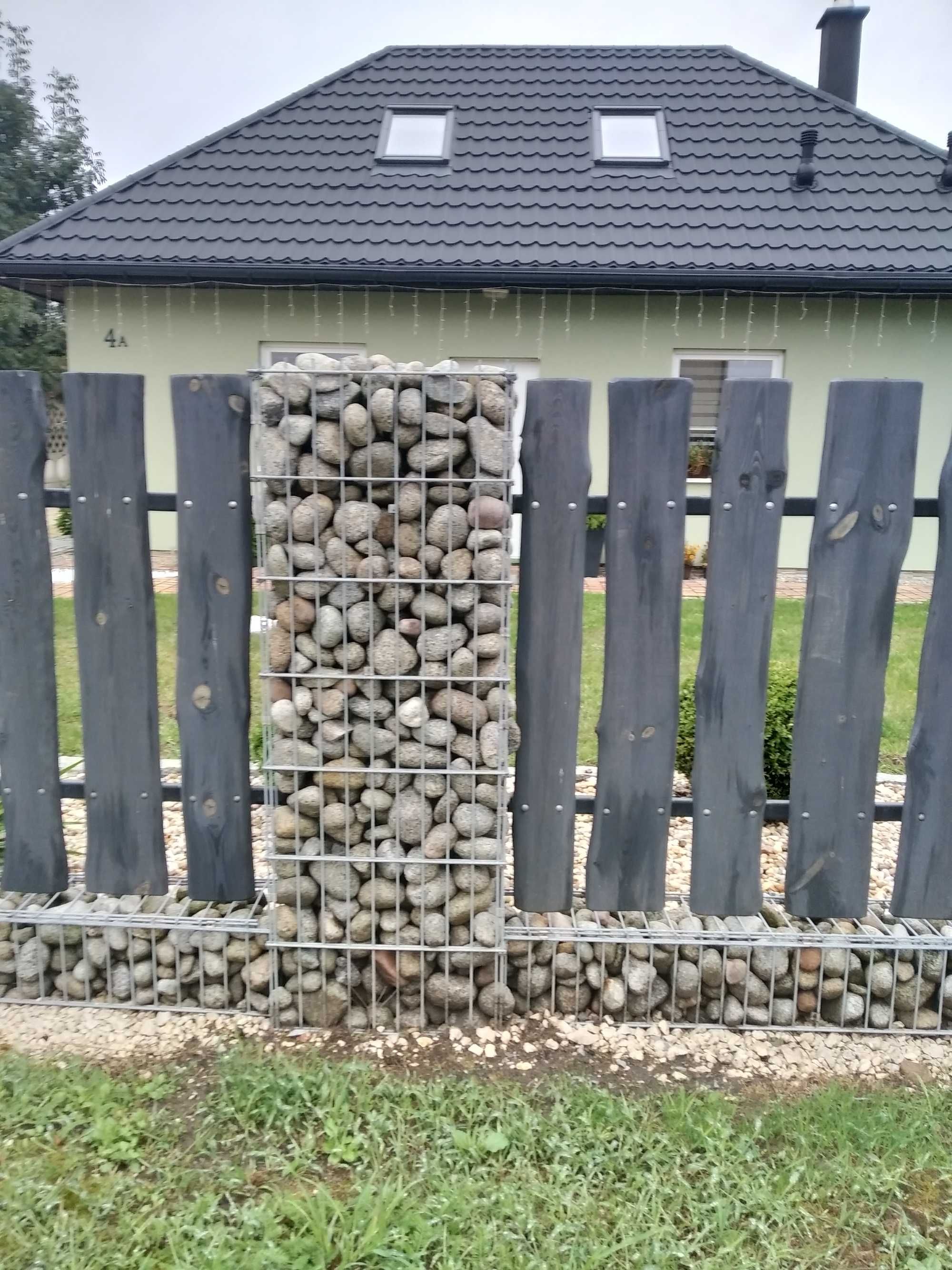 Otoczak naturalny górski kamień otoczaki szare do gabionu