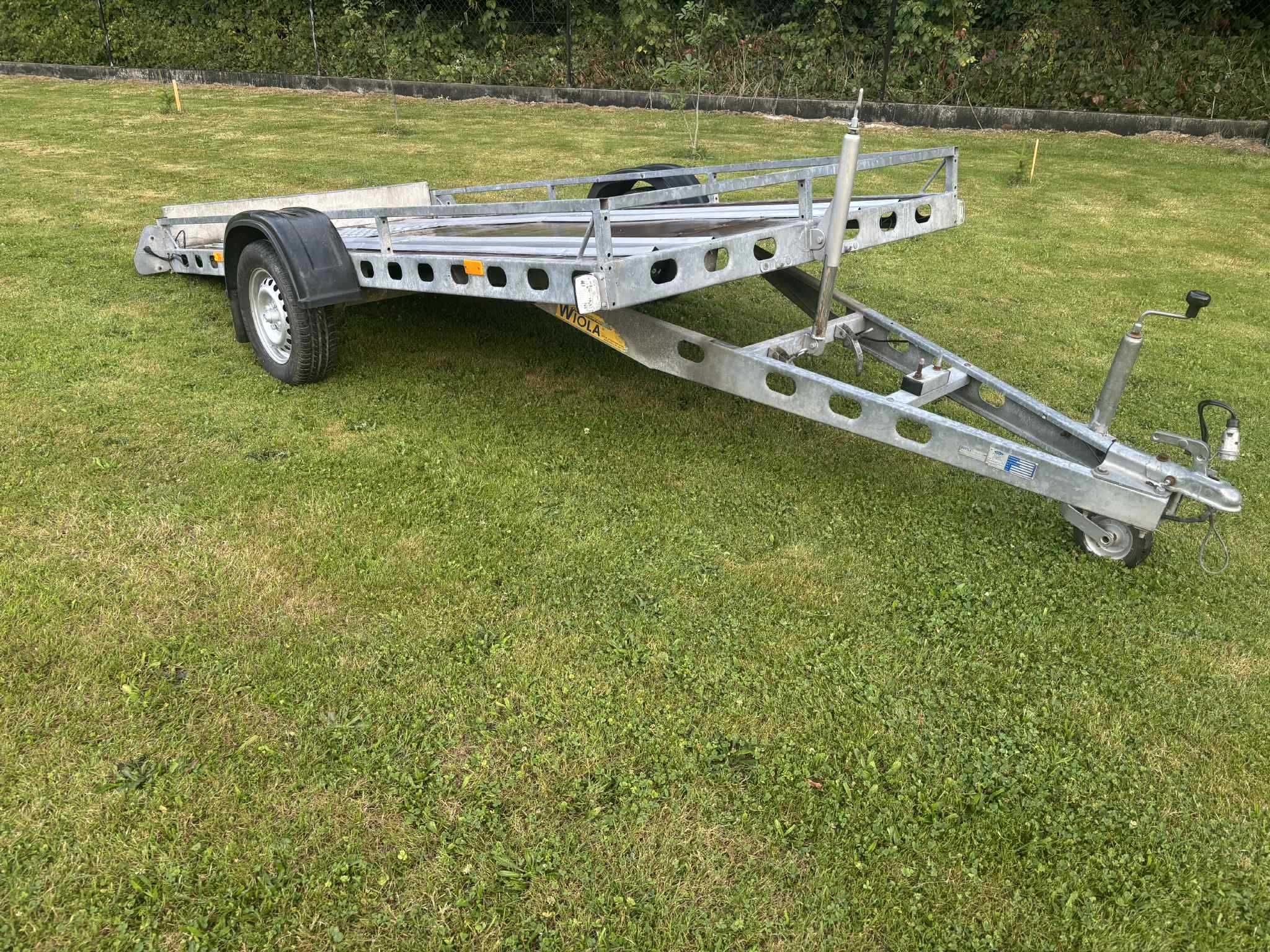 przyczepka samochodowa wiola dmc750kg uchylana