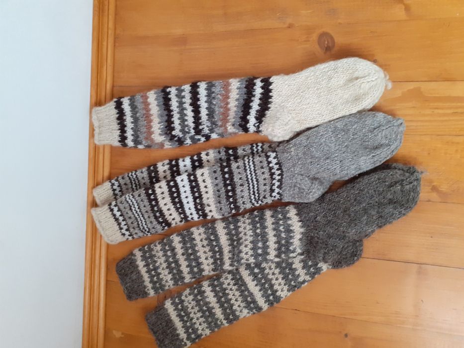 Гетры, носки из натуральной овечьей шерсти шерсти