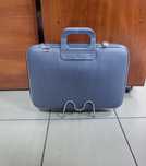 Szara torba na dokumenty, laptop 15,6 cala