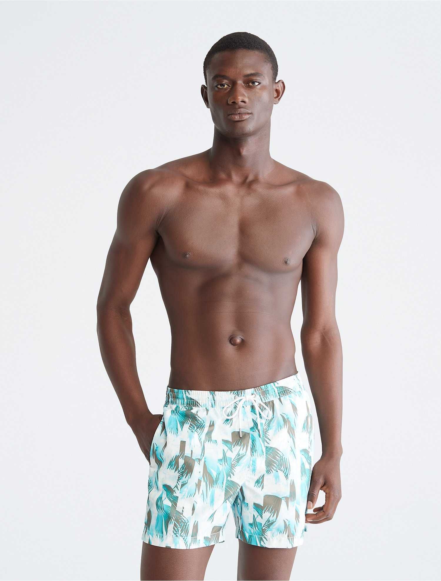 Новые шорты-плавки calvin klein (ck swim palm shorts) с америки L