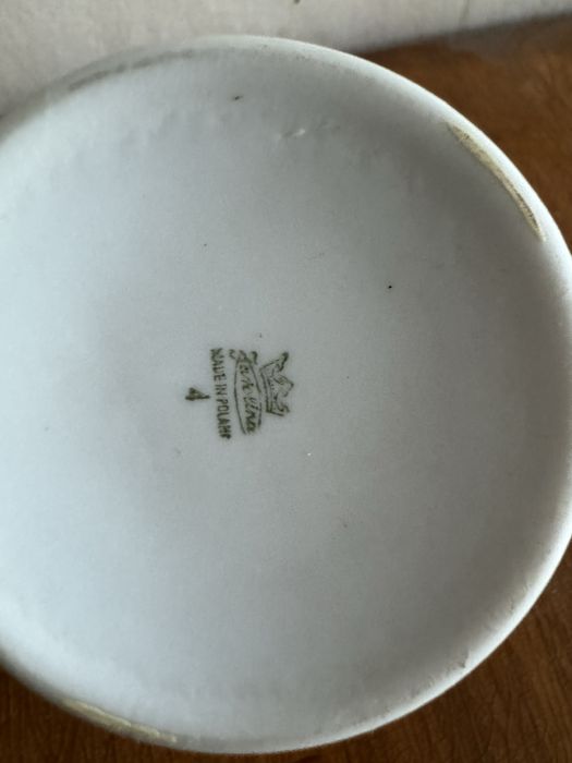 Zestaw kubków filiżanek karolina prl vintage