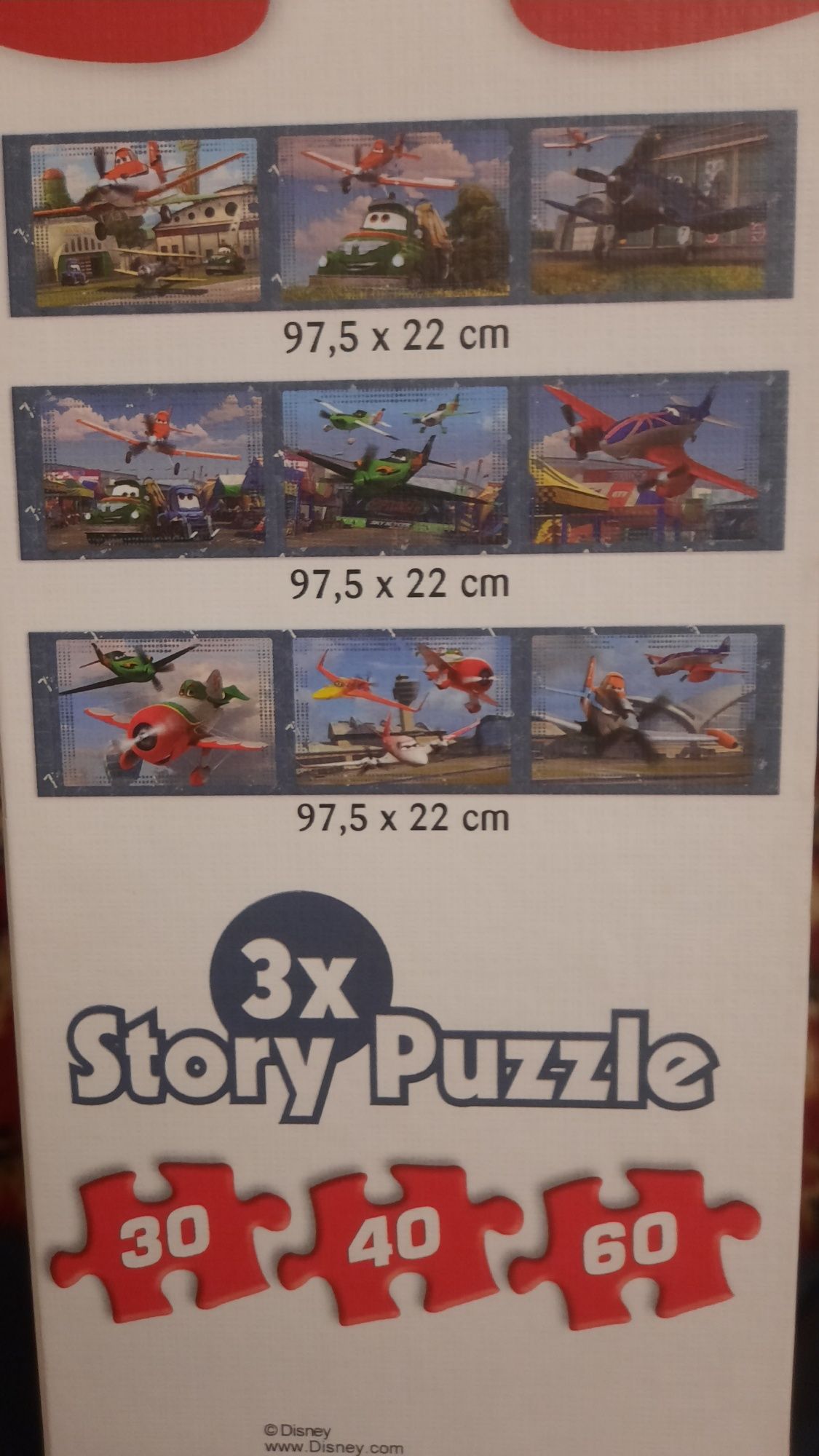 3xStory Puzzle - samoloty PLANES Trefl