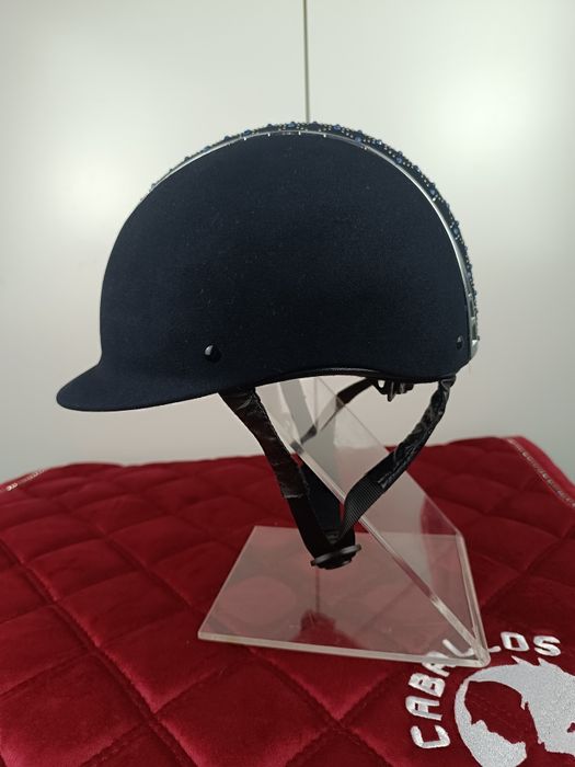 55;56;57 Kask jeździecki S-M KnightsBridge granatowy