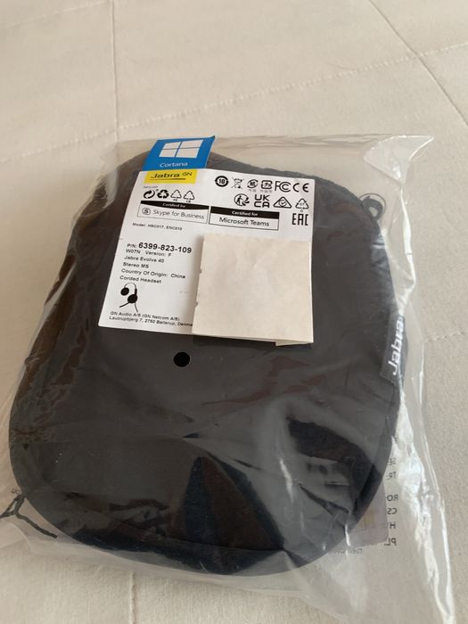 Phones/ auscultadores Jabra Evolve 40 novos