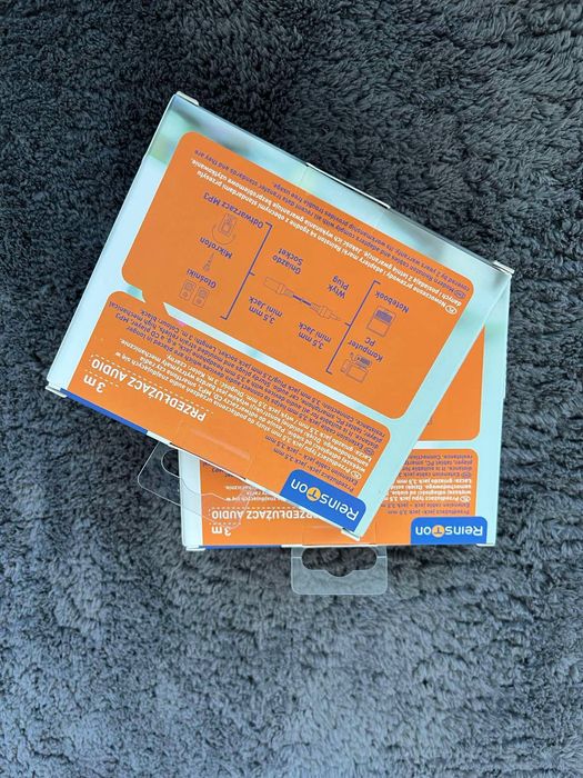 Przedłużacz Jack  - kabel analogowy - Reinston - Jack 3,5mm - 2 sztuki