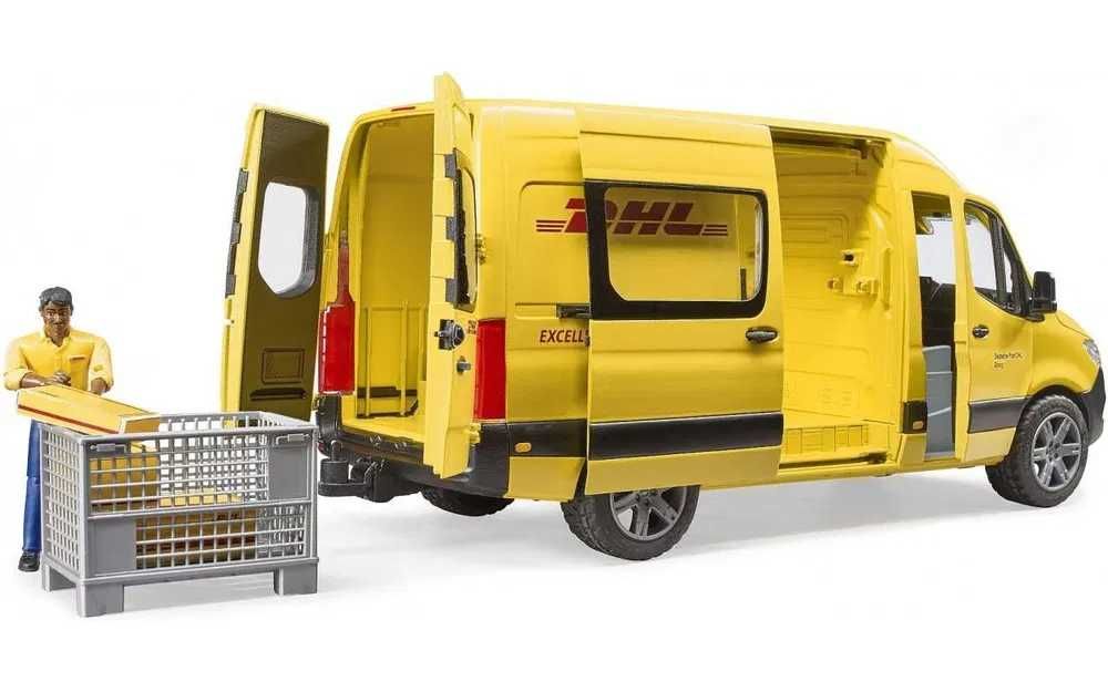 Іграшка Bruder - автомобіль MB Sprinter кур'єр DHL з фігуркою. 02671