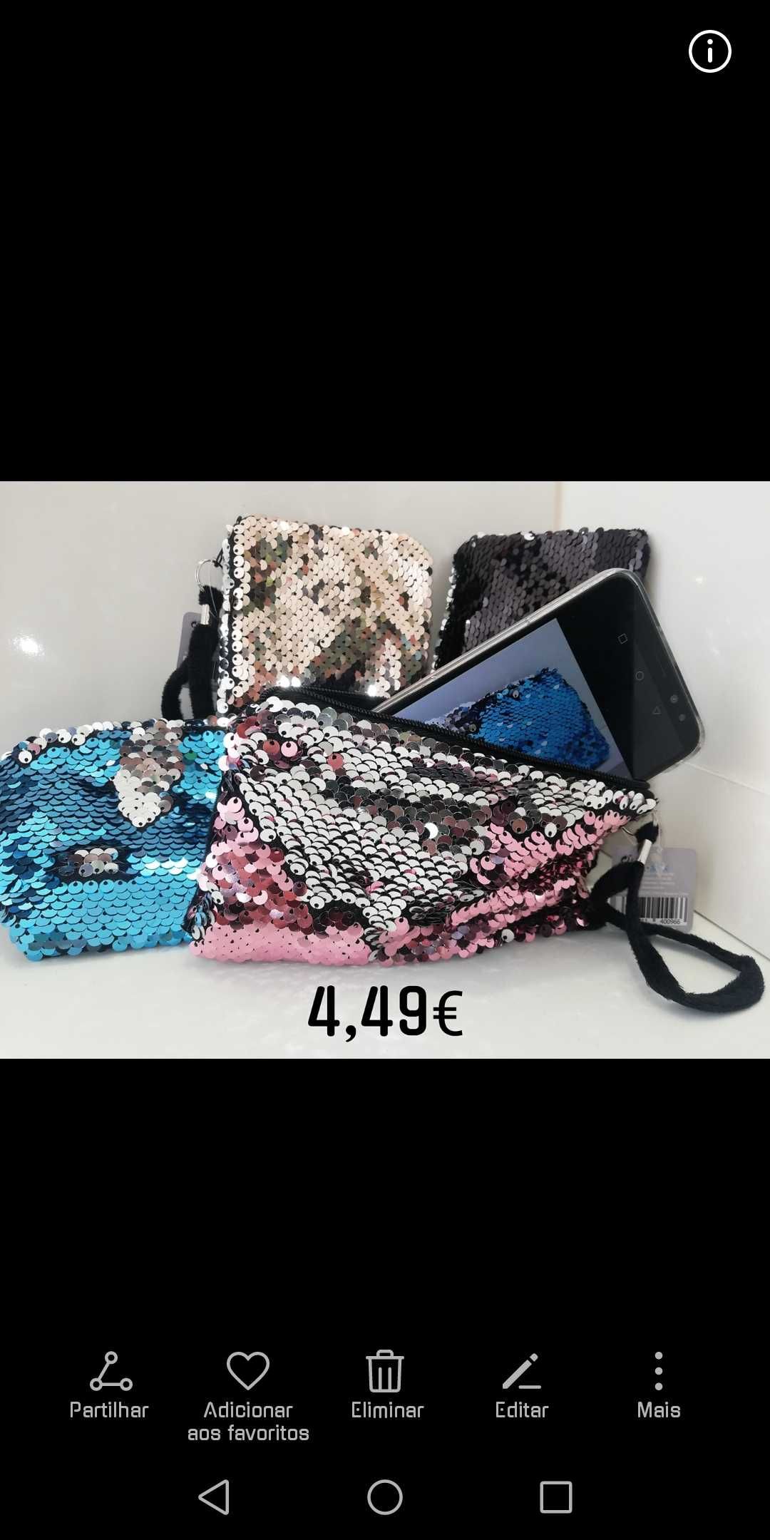 Promoção Bolsas Missy Lantejoulas