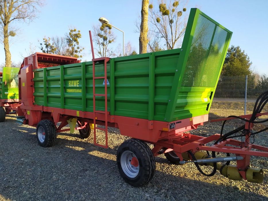 Hawe tebbe  Przyczepa rozrzutnik scielarka paszowoz