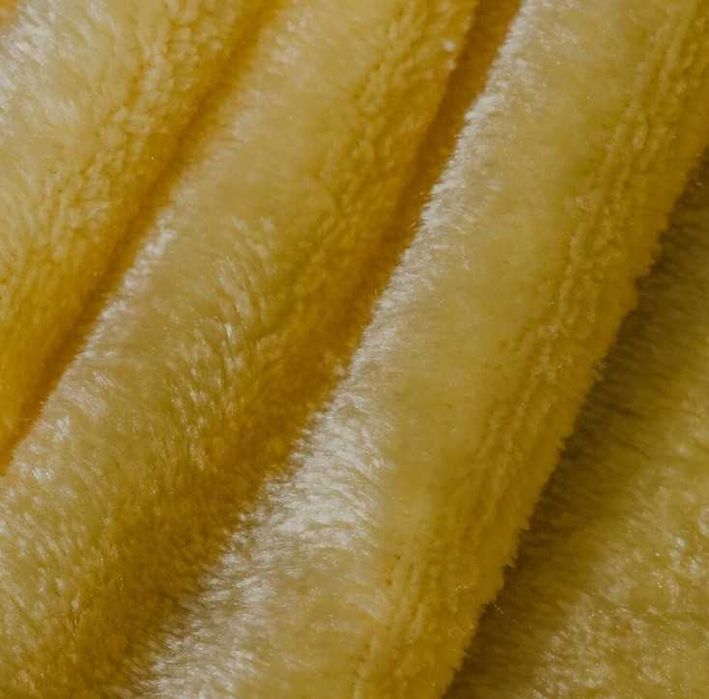 Nowy Koc 130cm x 170cm żółty miodowy Home&You