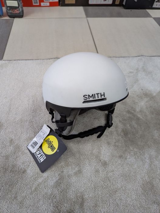Kask na narty Smith Code MIPS biały 51-55cm (S)