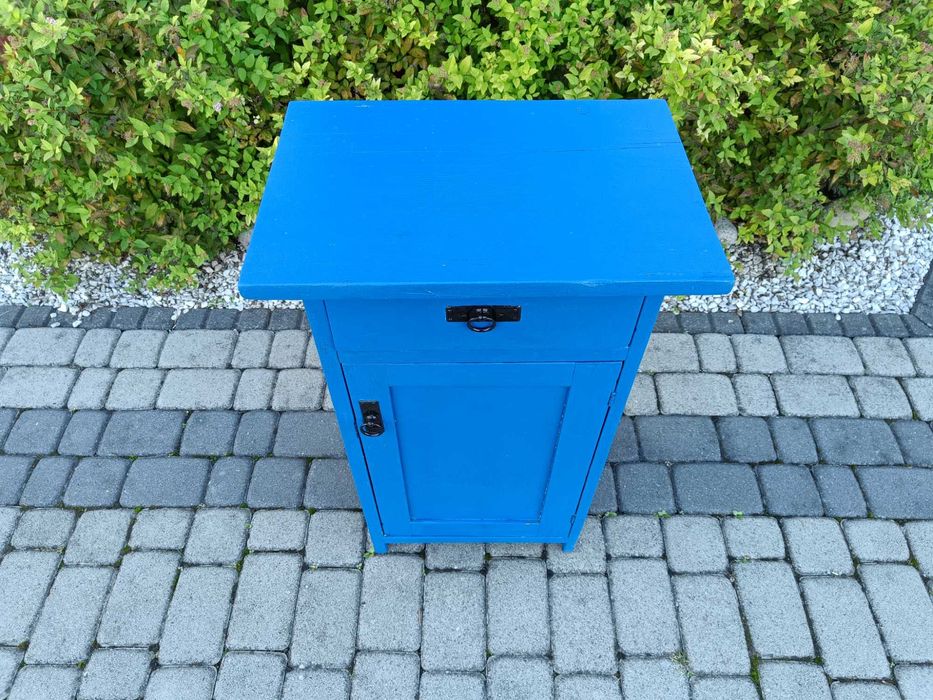 SZAFKA drewniana stara / Nakaslik 50x30 wys 80cm / Szafka nocna antyk