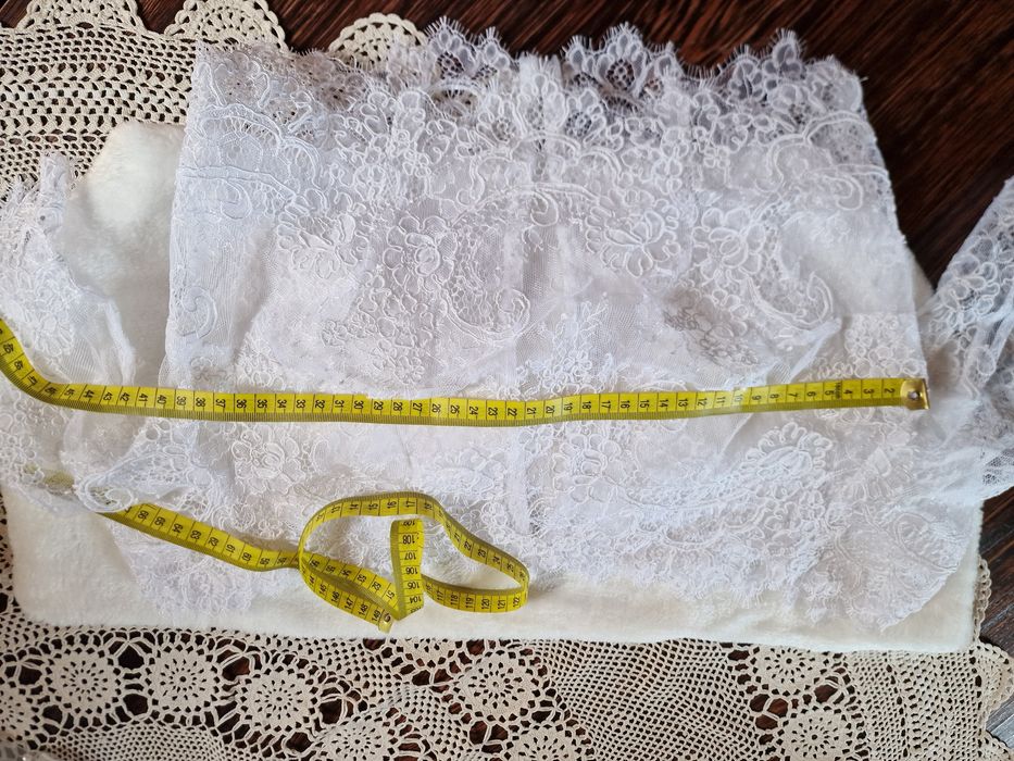 Bolerko ślubne 38 koronkowe