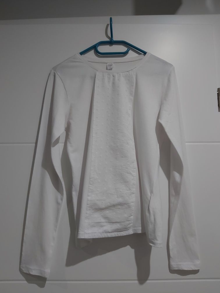 Biała bluzka ze SMYKA Cool Club NOWA 170 cm.