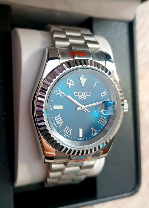 Годинник часы MOD Datejust з механізмом NH35 Seiko.