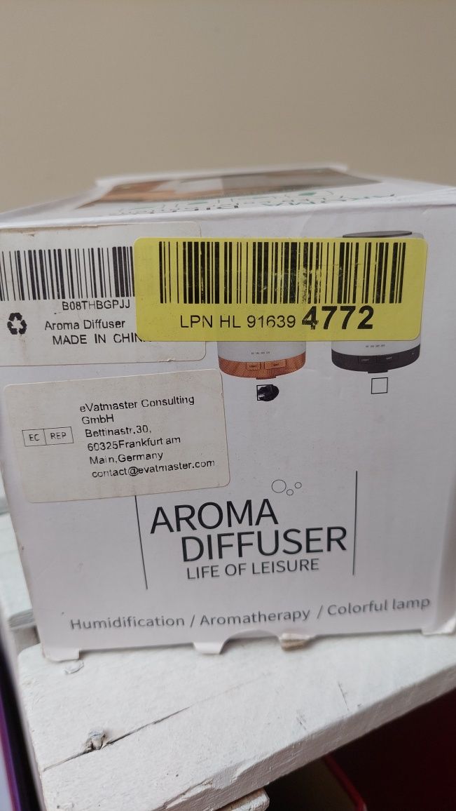 NOWY Aroma Diffuser ultradźwiękowy dyfuzor zapachowy LED