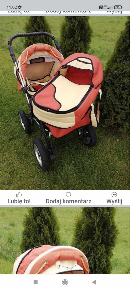 Wózek 2 w 1 dla dziecka