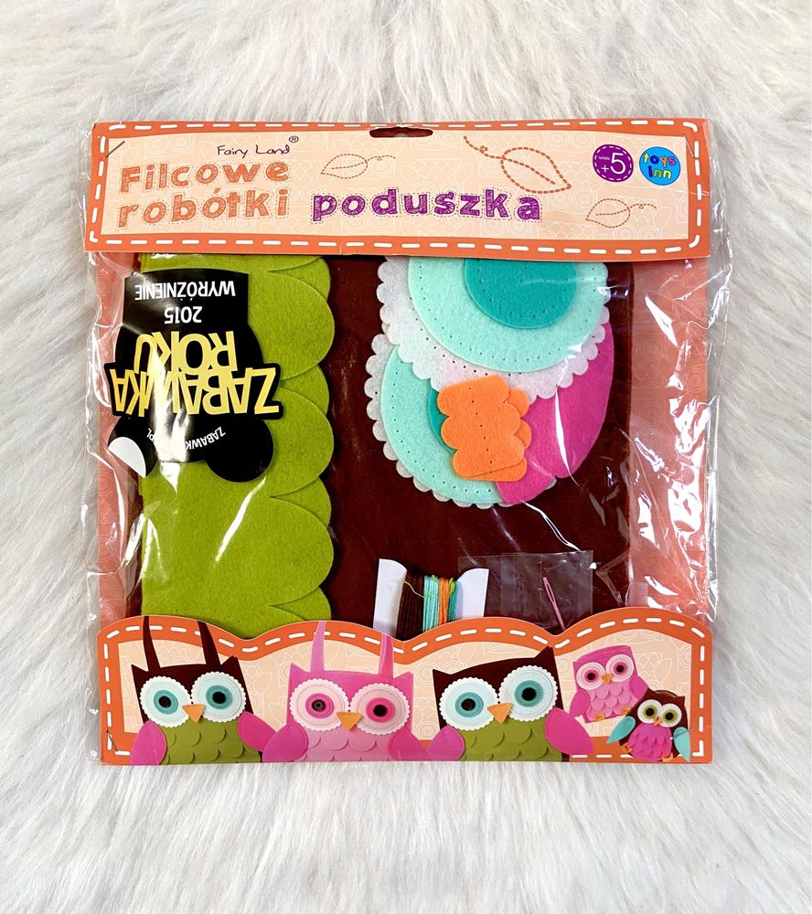Filcowa Robótka Nowa Poduszka Sowa Zabawka Roku 2015