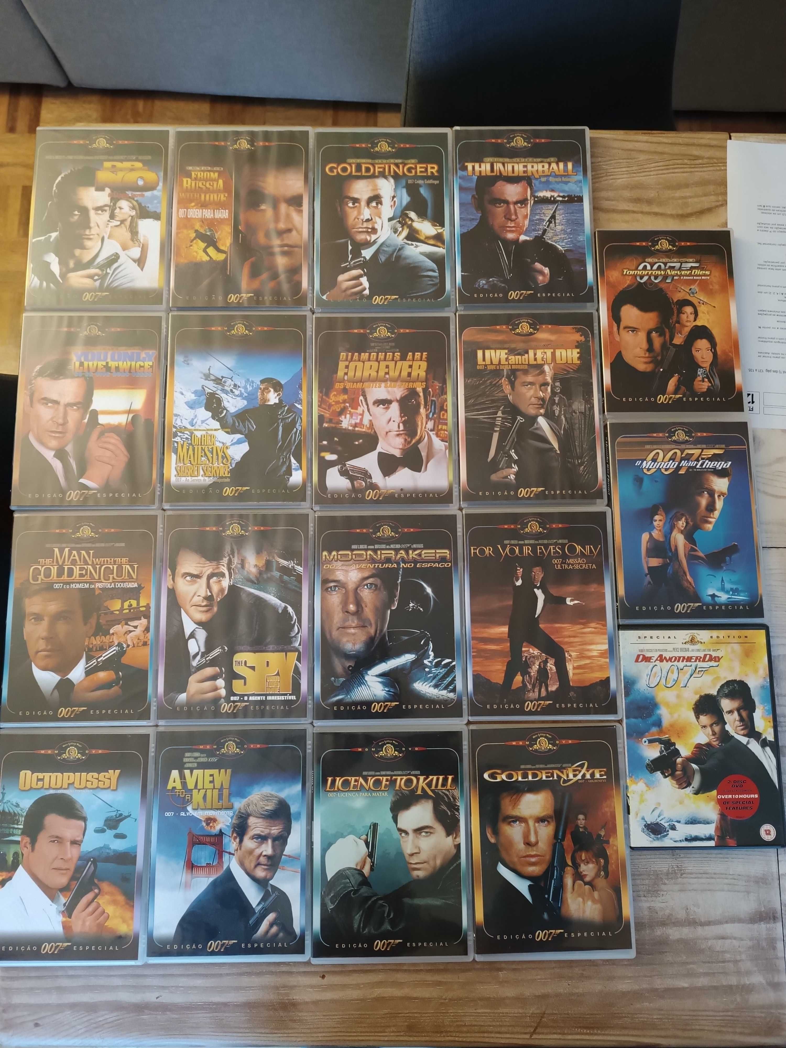 James Bond Coleção DVD e Livro