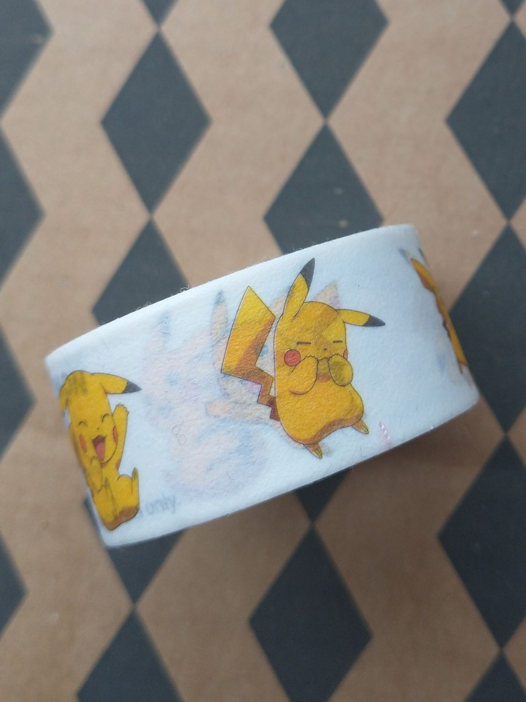 oficjalna taśma washi tape Pokemon Pikachu masking scrapbooking