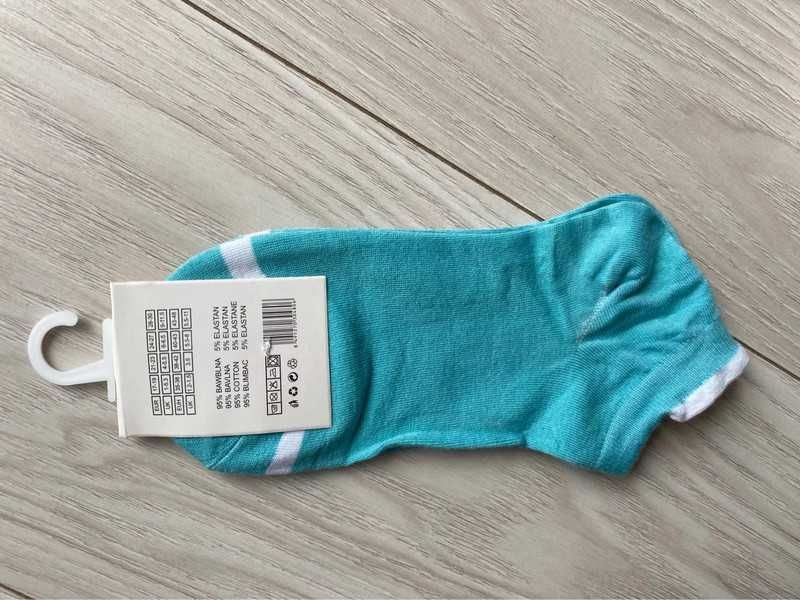 Skarpetki zapiętek kolorowe krótkie