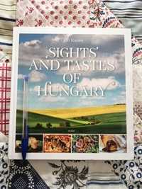 Livro "Sights and tastes of Hungary"