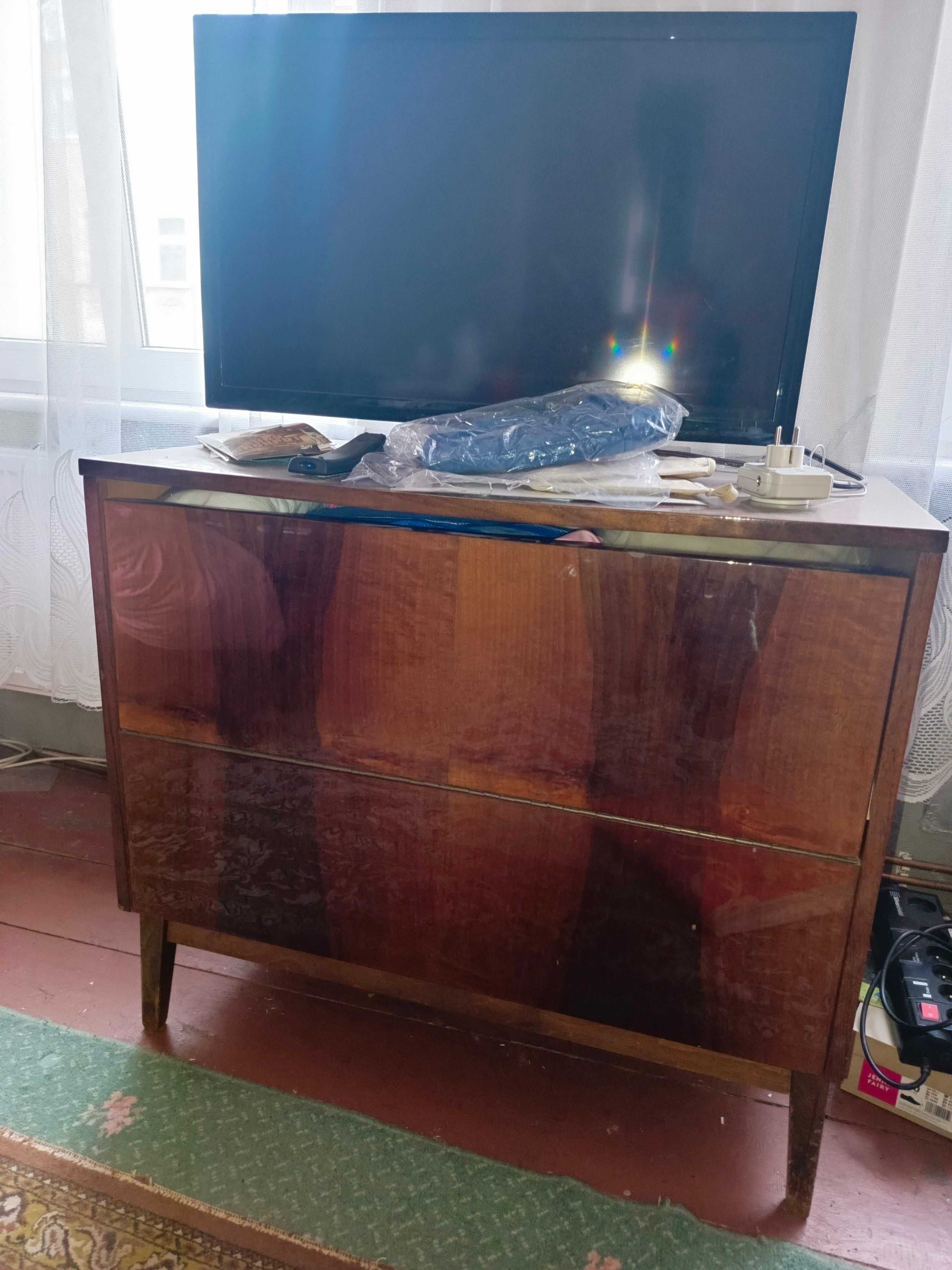 Meble pokojowe komplet vintage PRL wysoki połysk