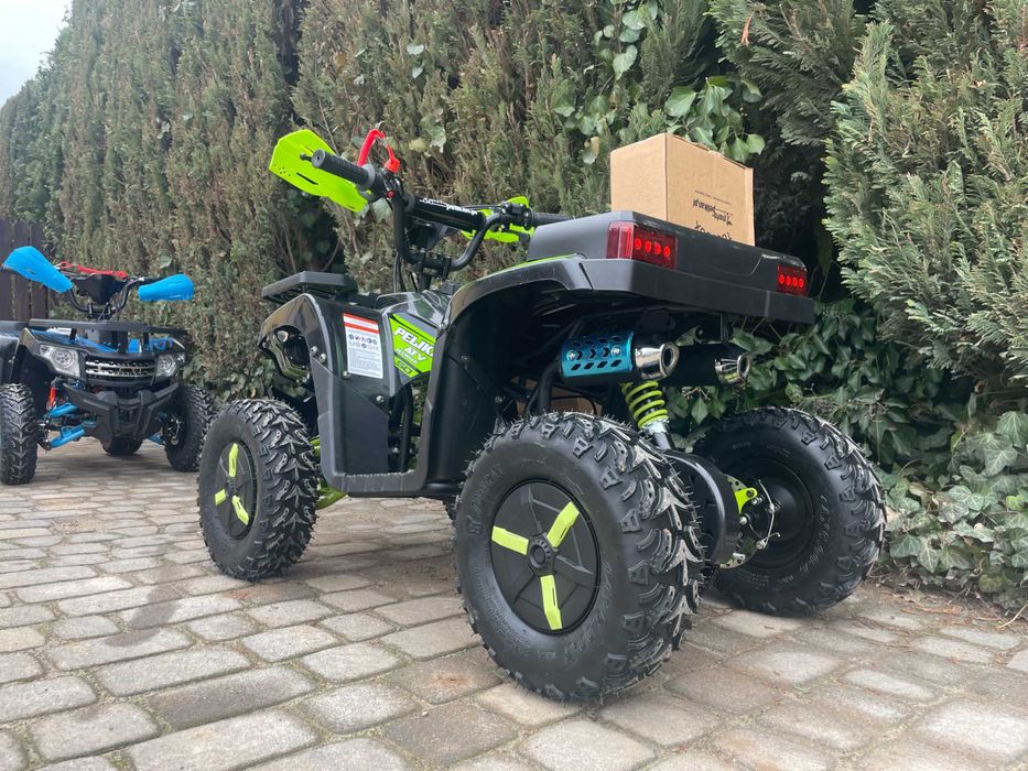 QUAD 50 cc Pelikan Raven M14 Duża Rama XL Oparcie Ledy Duże Koła  Raty