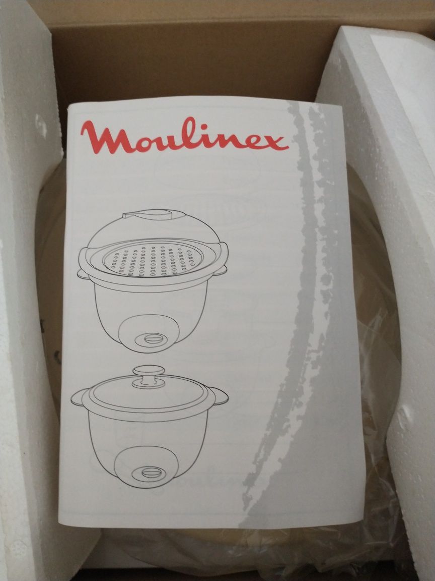 Máquina de cozer arroz e a vapor Moulinex Nova