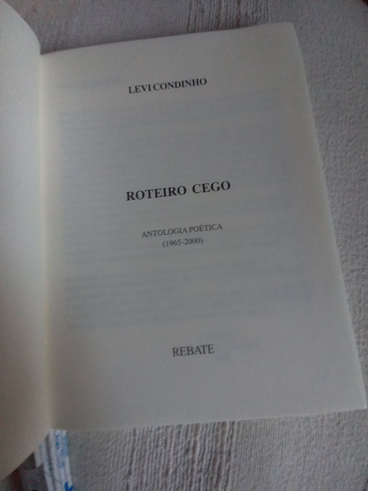 Antologia de Poesia de Levi Condinho autor de Alcobaça