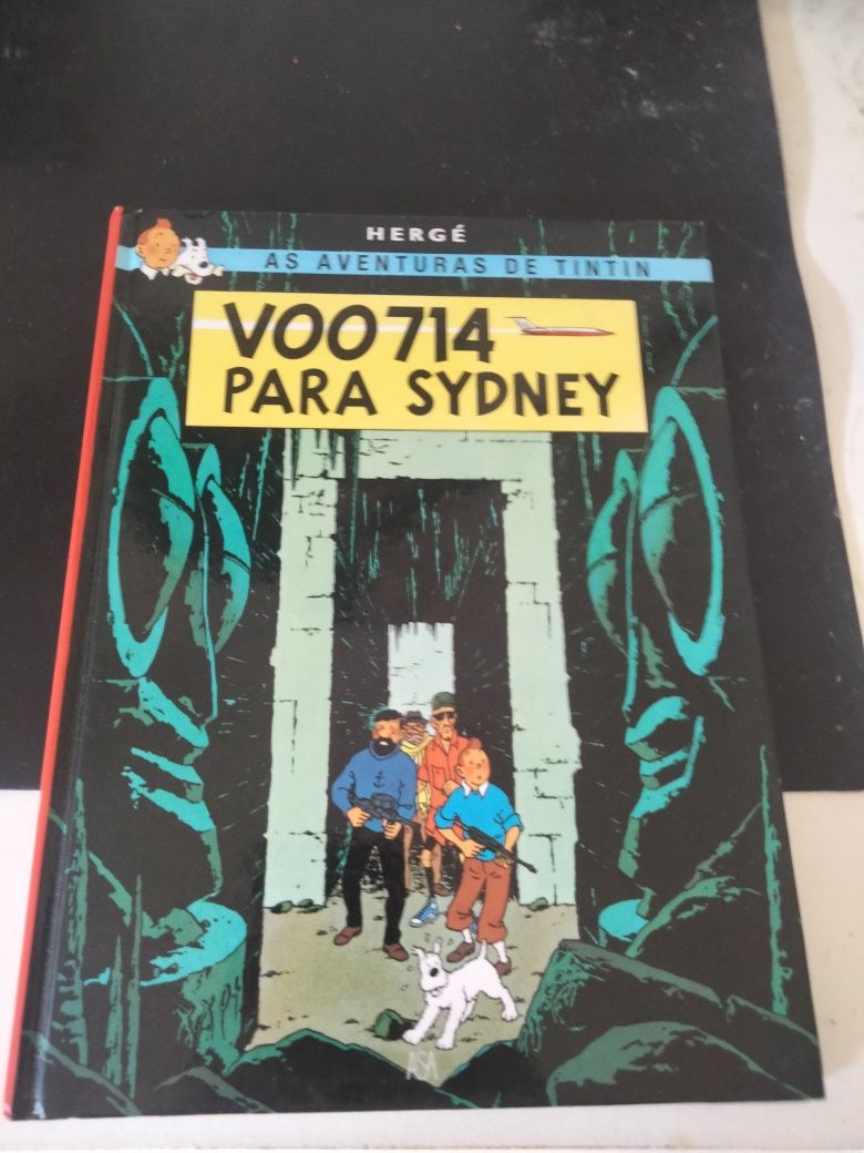 Livro As aventuras de Tintin- voo 714 para Sidney