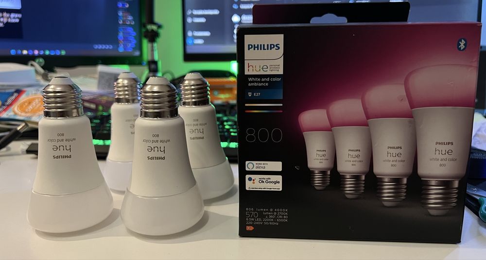 Philips hue E27 white and color ambiance
