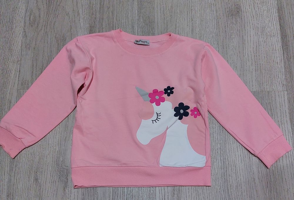 Bluza dresowa z jednorożcem