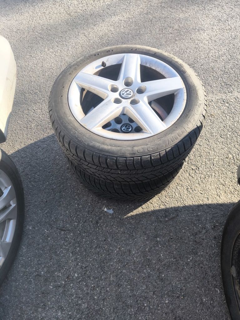 4 Felgi + opony 5* 112 r 17