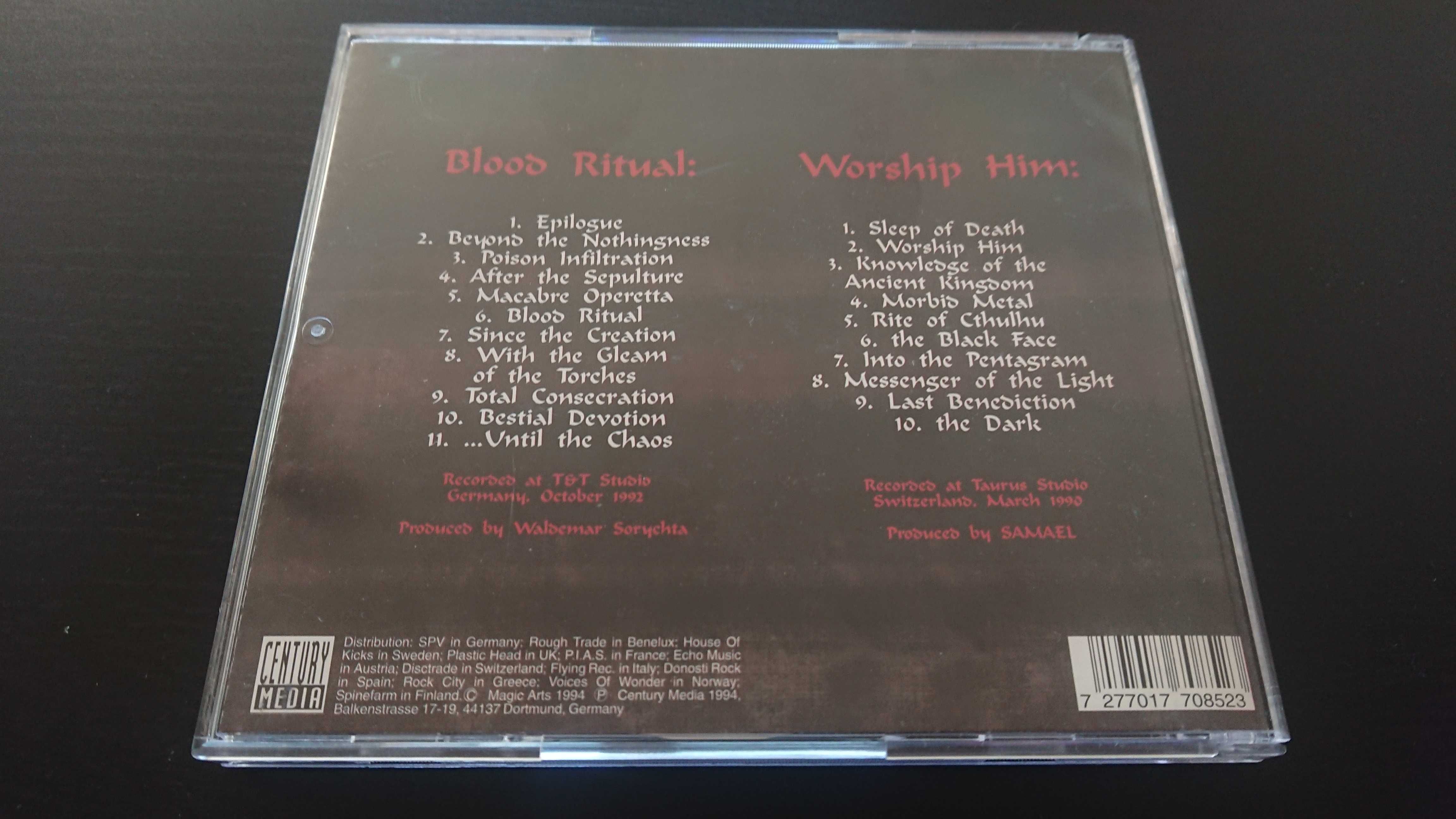 SAMAEL 1987+1992 *IDEAŁ* 2CD Blood Ritual Worship Him Century Media